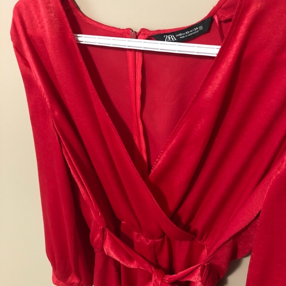 Zara Red Romper - Picture 3 of 4